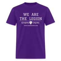 Unisex Classic T-Shirt We Are the Legion Front Only - purple