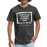 Unisex Classic T-Shirt Do Not Disturb - heather black