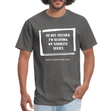 Unisex Classic T-Shirt Do Not Disturb - charcoal