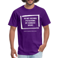 Unisex Classic T-Shirt Do Not Disturb - purple