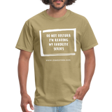 Unisex Classic T-Shirt Do Not Disturb - khaki
