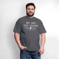 Unisex Classic T-Shirt We Are the Legion Front Only - charcoal