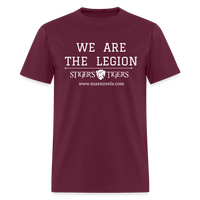 Unisex Classic T-Shirt We Are the Legion Front Only - burgundy