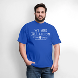 Unisex Classic T-Shirt We Are the Legion Front Only - royal blue