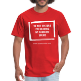 Unisex Classic T-Shirt Do Not Disturb - red
