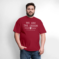 Unisex Classic T-Shirt We Are the Legion Front Only - dark red