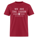 Unisex Classic T-Shirt We Are the Legion Front Only - dark red