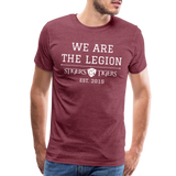 Men's T-Shirt We Are the Legion 2 - heather burgundy