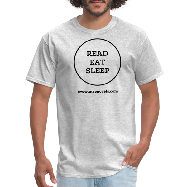 Men's T-Shirt Read Eat Sleep - heather gray