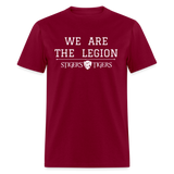 Men's T-Shirt We Are the Legion 2 Sided - burgundy