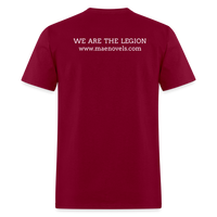 Men's T-Shirt We Are the Legion 2 Sided - burgundy