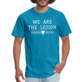 Men's T-Shirt We Are the Legion 2 Sided - turquoise
