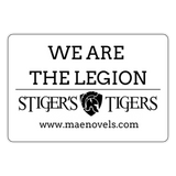 Sticker We Are The Legion - white matte