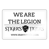 Sticker We Are The Legion - transparent glossy