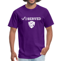 Unisex T-Shirt I Served - purple