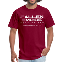 Men's T-Shirt Fallen Empire - burgundy