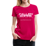 Women’s T-Shirt Fallen Empire - dark pink