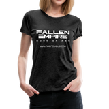 Women’s T-Shirt Fallen Empire - charcoal gray