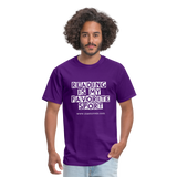 Unisex Classic T-Shirt Reading is my Favorite Sport - purple