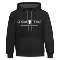 Contrast Hoodie Stiger's Tigers Linear - black/asphalt