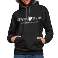 Contrast Hoodie Stiger's Tigers Linear - black/asphalt