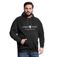 Contrast Hoodie Stiger's Tigers Linear - black/asphalt