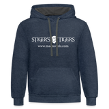 Contrast Hoodie Stiger's Tigers Linear - indigo heather/asphalt