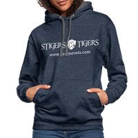 Contrast Hoodie Stiger's Tigers Linear - indigo heather/asphalt