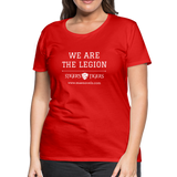 Women’s Premium T-Shirt We Are the Legion - red