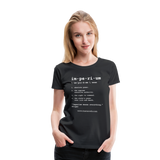 Women’s Premium T-Shirt Imperium - black