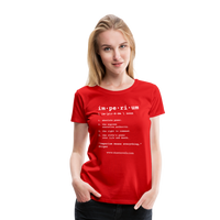 Women’s Premium T-Shirt Imperium - red