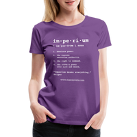 Women’s Premium T-Shirt Imperium - purple