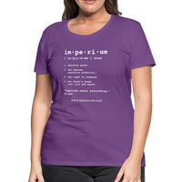 Women’s Premium T-Shirt Imperium - purple
