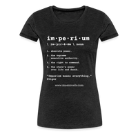 Women’s Premium T-Shirt Imperium - charcoal grey