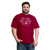 Unisex Classic T-Shirt We Are the Legion Front Only - dark red