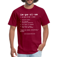 Men's T-Shirt Imperium - burgundy