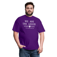 Unisex Classic T-Shirt We Are the Legion Front Only - purple