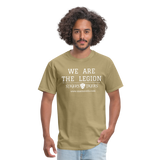 Unisex Classic T-Shirt We Are the Legion Front Only - khaki