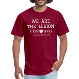 Unisex Classic T-Shirt We Are the Legion Front Only - burgundy
