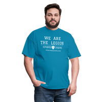 Unisex Classic T-Shirt We Are the Legion Front Only - turquoise