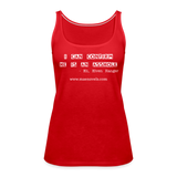 Women’s Tank Top I Can Confirm... - red