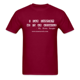 Unisex T-Shirt I Can Confirm... - burgundy