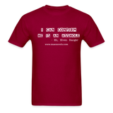 Unisex T-Shirt I Can Confirm... - dark red