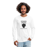 Men's T-Shirt Long Sleeve Logo - white