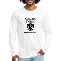 Men's T-Shirt Long Sleeve Logo - white