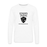 Men's T-Shirt Long Sleeve Logo - white