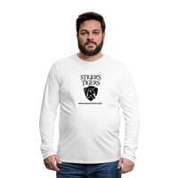 Men's T-Shirt Long Sleeve Logo - white