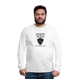Men's T-Shirt Long Sleeve Logo - white