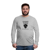 Men's T-Shirt Long Sleeve Logo - heather gray