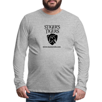 Men's T-Shirt Long Sleeve Logo - heather gray